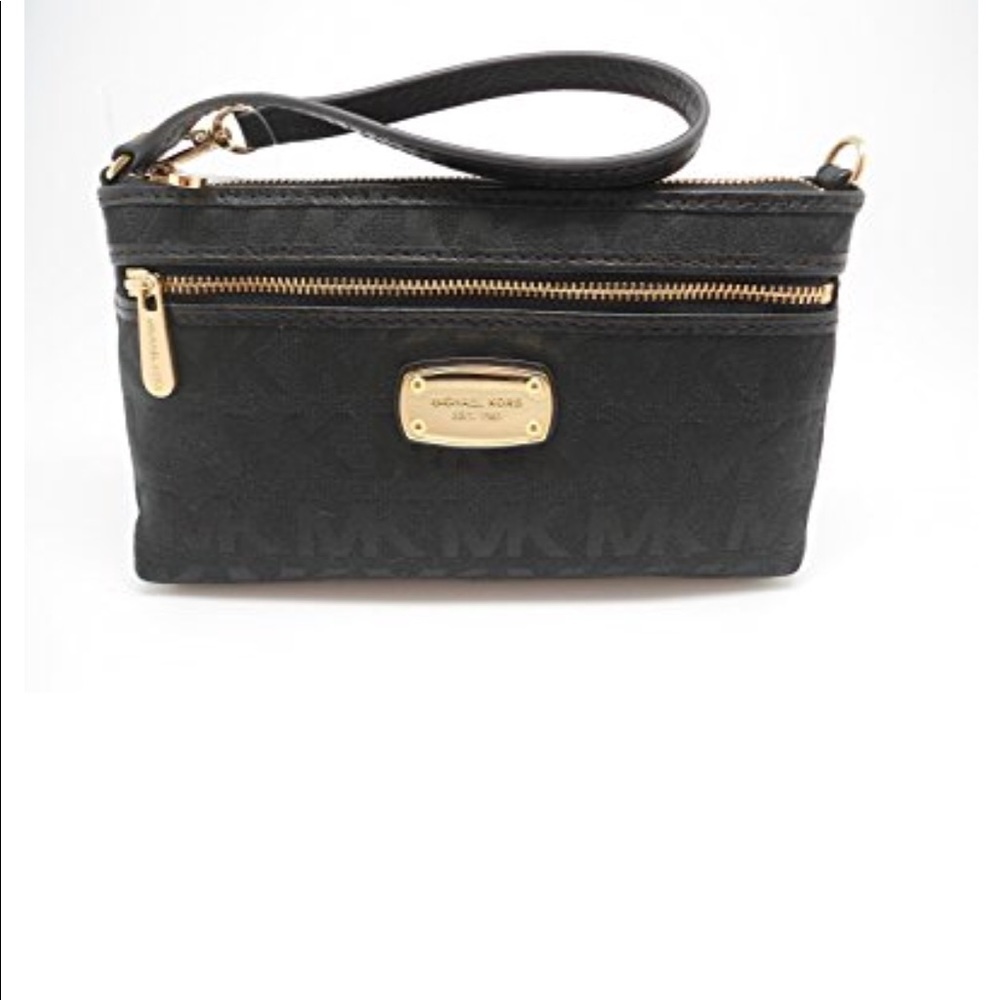 Michael Kors Large Wristlet- Black